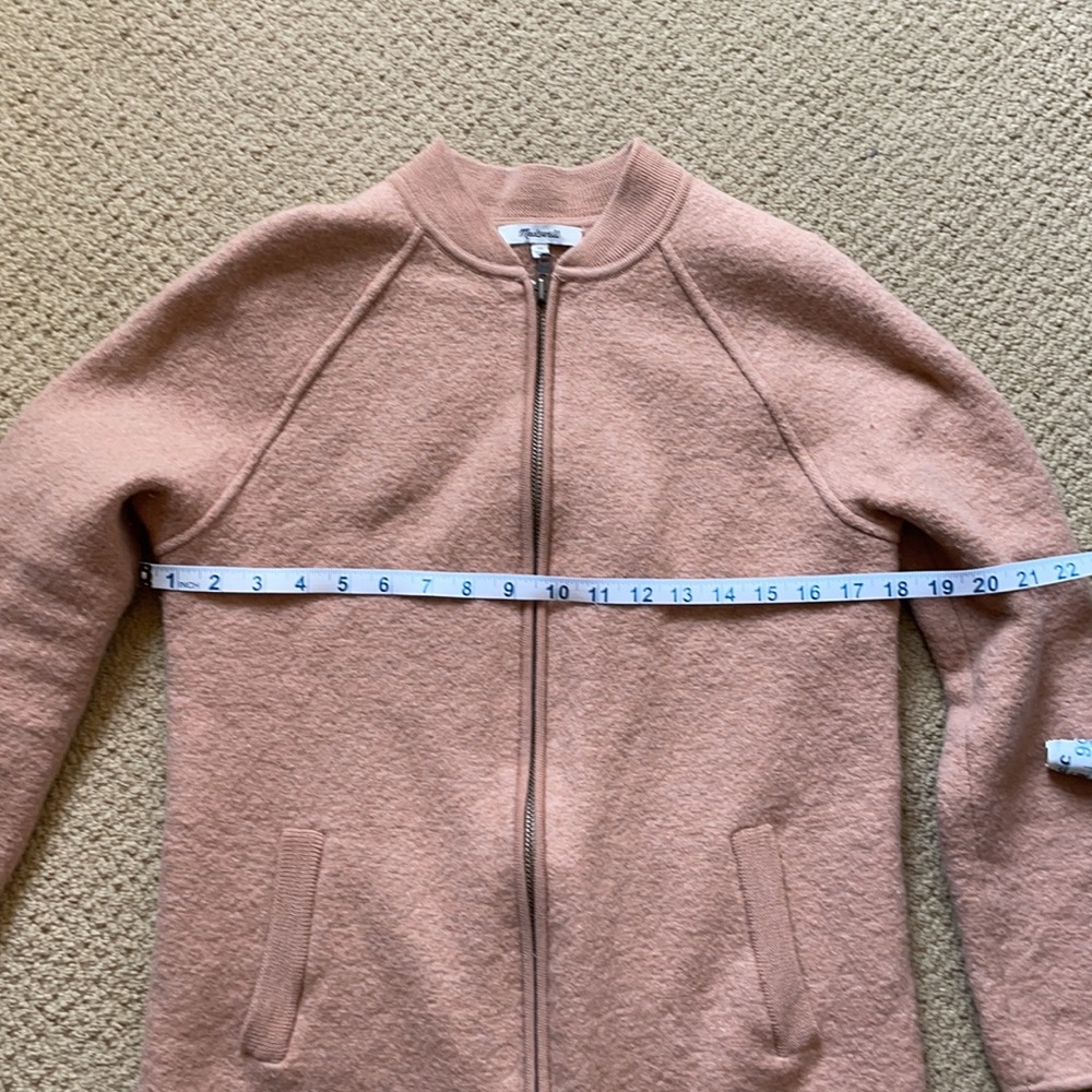 Madewell bomber sweater jacket - Picture 9 of 9